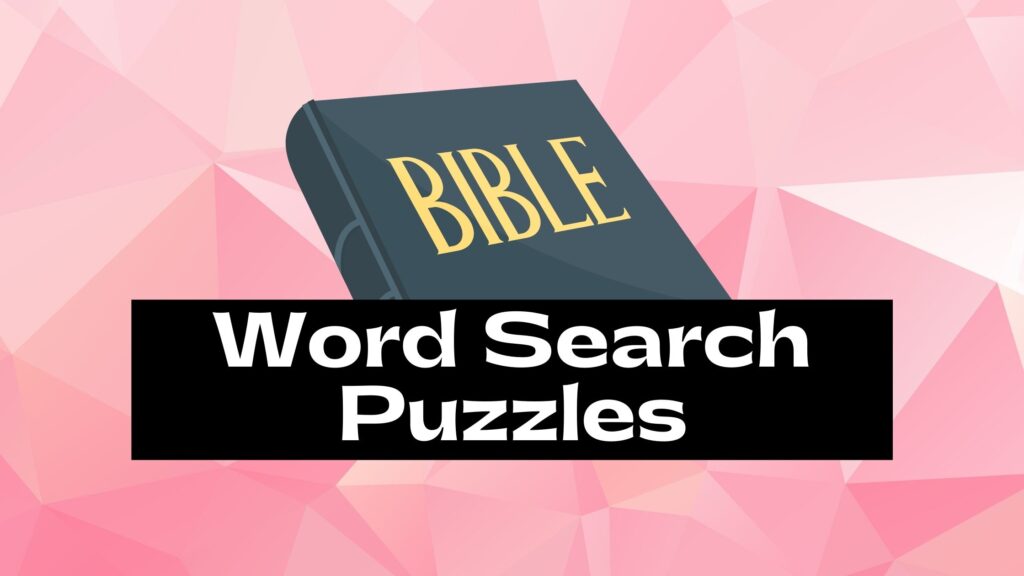 Bible Word Search Puzzles Banner