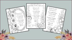 Free Serenity Prayer Printables