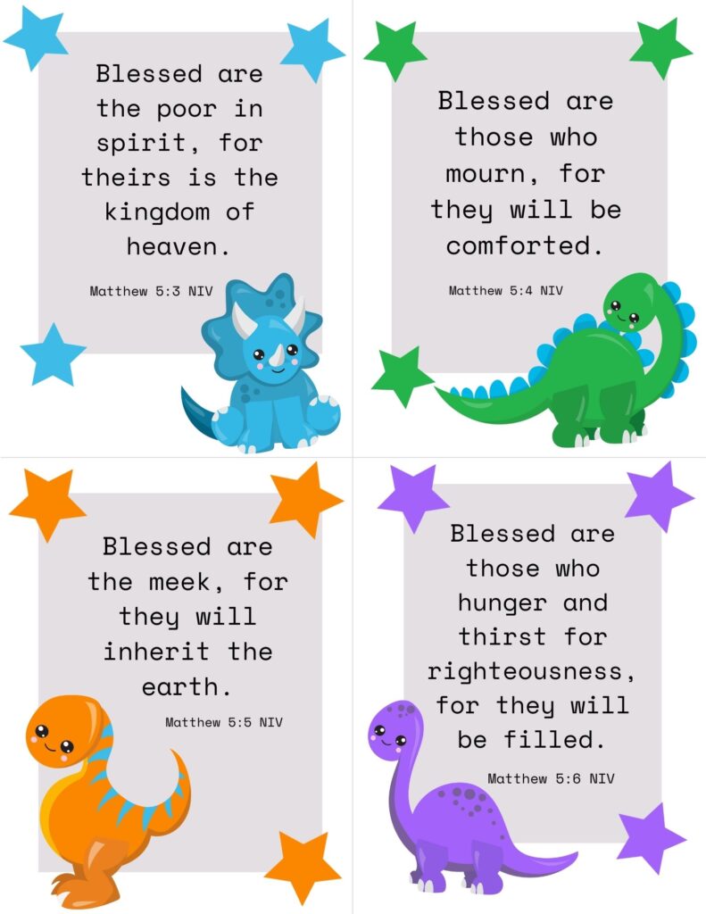 beatitudes for kids catholic