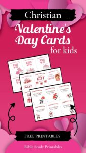 Free Printable Christian Valentine Cards for Kids