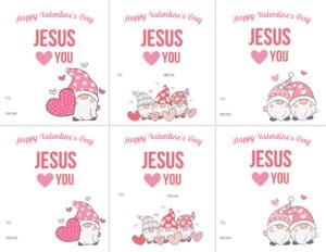Free Printable Christian Valentine Cards for Kids
