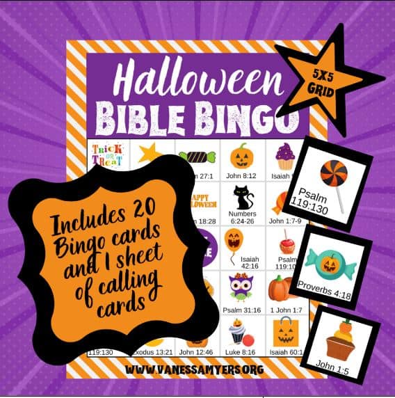 Halloween Bible Bingo mockup