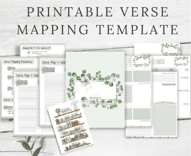 Verse Mapping Worksheets