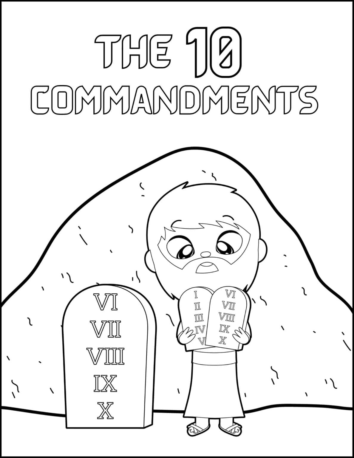10-commandments-coloring-pages