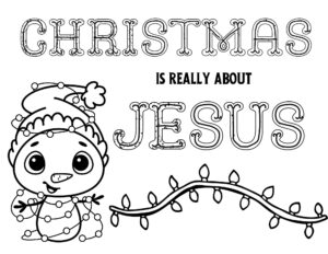 Free Christmas Bible Coloring Pages