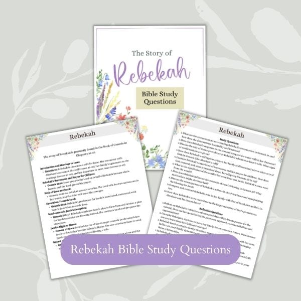 Rebekah Study Questions mockup