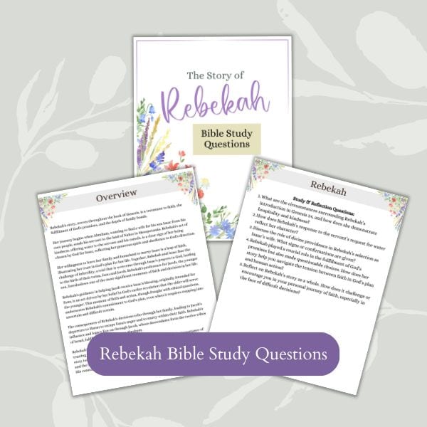 Rebekah Study Questions mockup